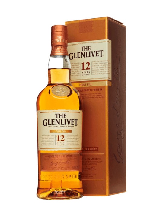 the glenlivet 12 yo first fill single malt 70cl