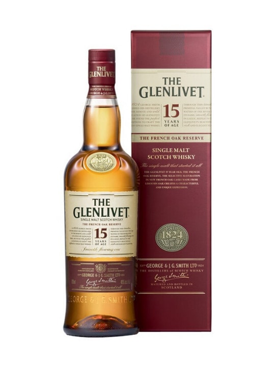 the glenlivet 15 yo french oak single malt 70cl