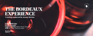 Bordeaux Wine Tasting 30th May