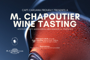 M.Chapoutier Wine Tasting 29th April