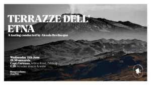 Read more about the article 11th June Terrazze Dell’Etna Wine Tasting