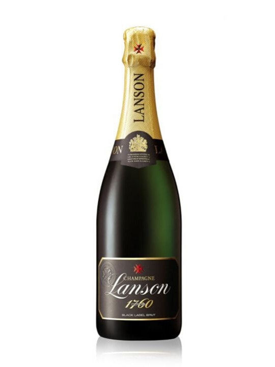 lanson black label brut champagne 75cl