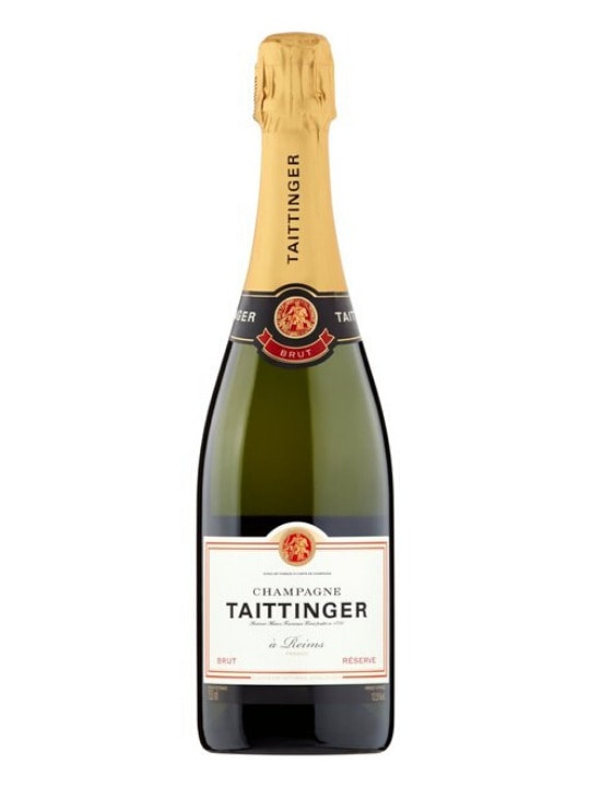 taittinger brut reserve champagne 75cl