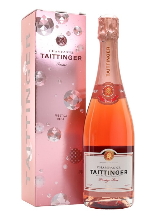 taittinger prestige rose champagne 75cl